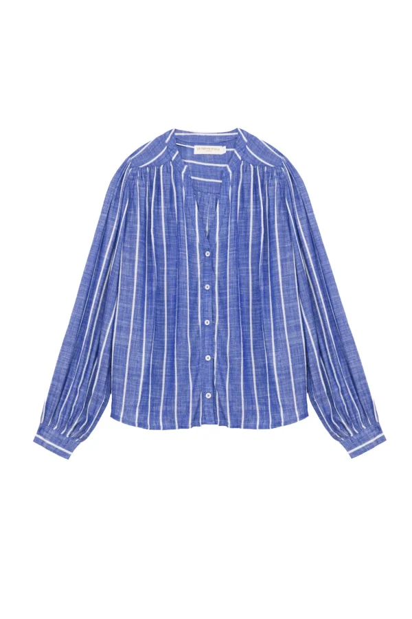 Sale Blouse à rayures Blue - Bleu/Blanc Blouses & Chemisiers