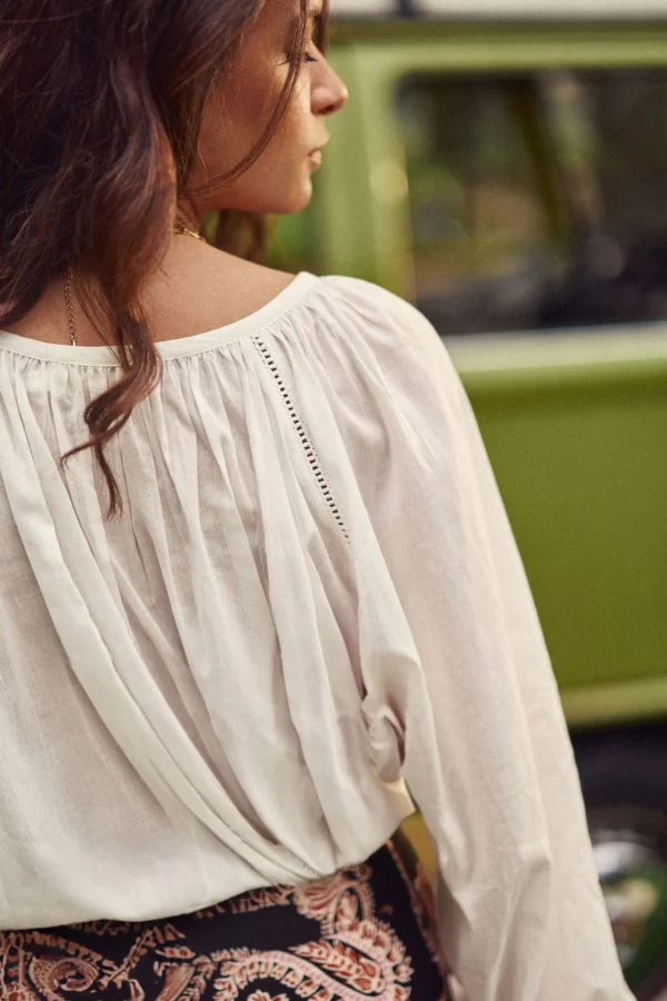 Best Blouse ample Blazie - Écru Blouses & Chemisiers