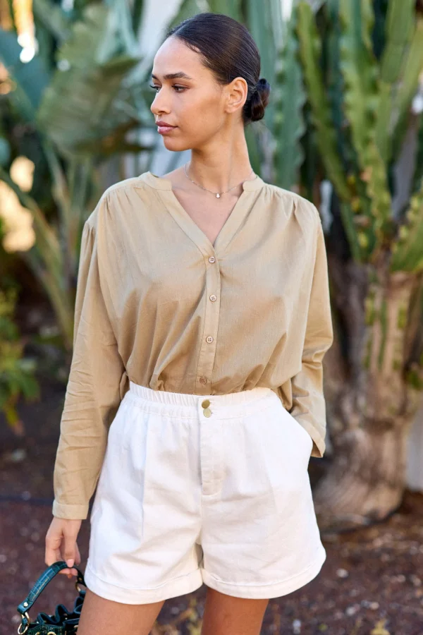 Discount Blouse Bolia - Beige Blouses & Chemisiers