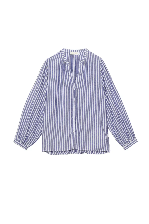 Clearance Blouse Caisy - 20-ecru/Bleu Blouses & Chemisiers