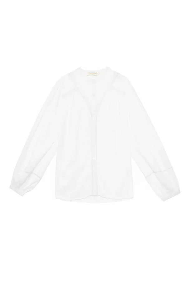 Best Blouse droite blanche - Brinley Blouses & Chemisiers