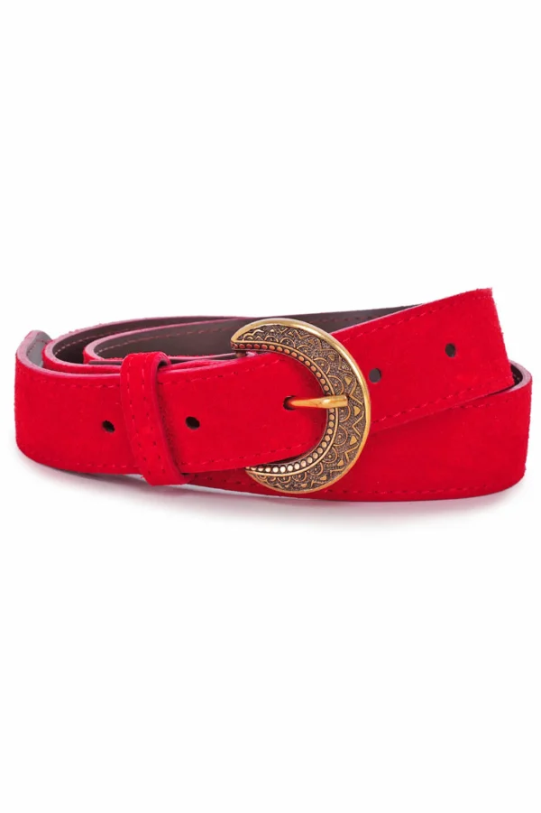 Clearance Ceinture Vivian - Rouge Ceintures