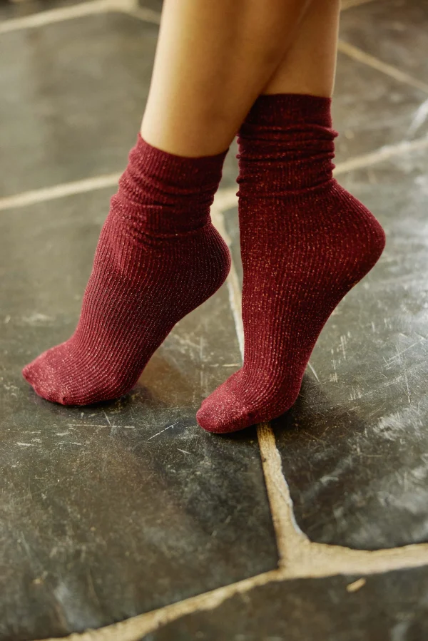 Online Chaussettes pailletées Sparkle - Bordeaux/Camel/Marine Petits Accessoires
