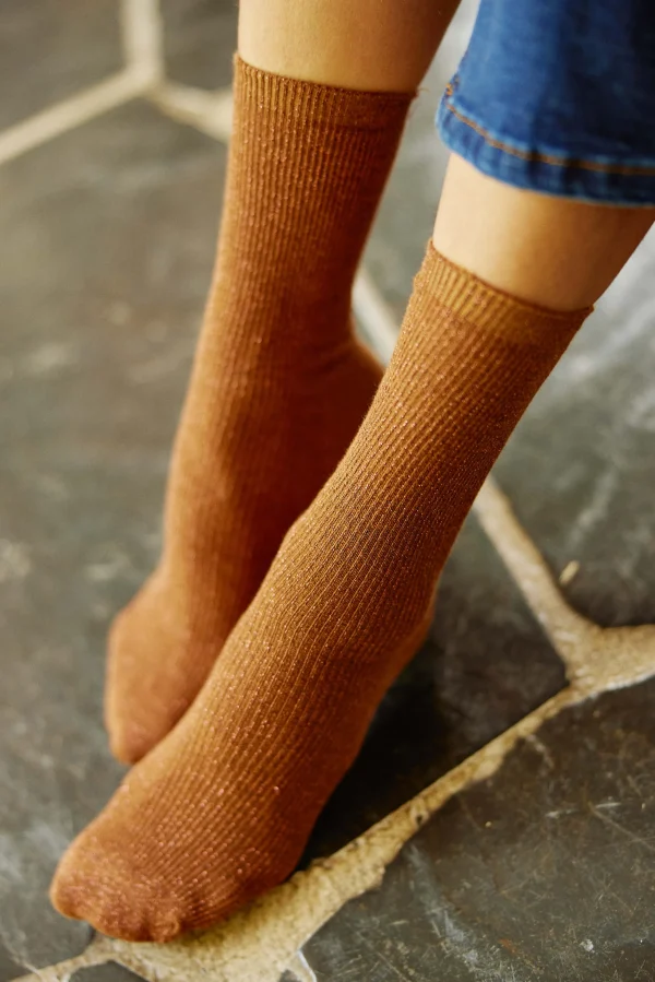 Online Chaussettes pailletées Sparkle - Bordeaux/Camel/Marine Petits Accessoires