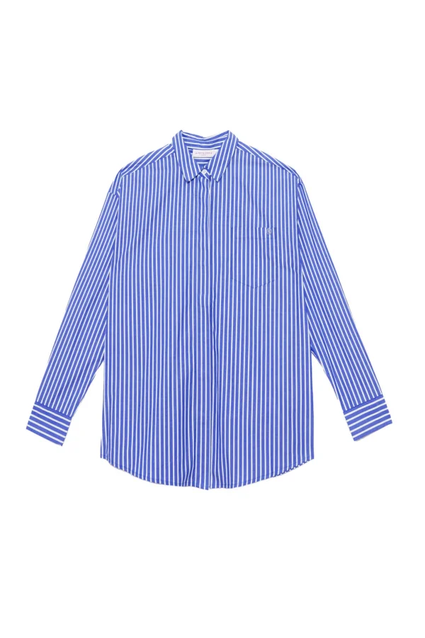 Best Chemisier Clony - 20-bleu/Ecru Blouses & Chemisiers