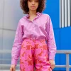 New Chemisier Clony - 45-fuchsia/Ecru Blouses & Chemisiers