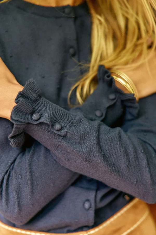 New Gilet Forina - 25-marine Mailles