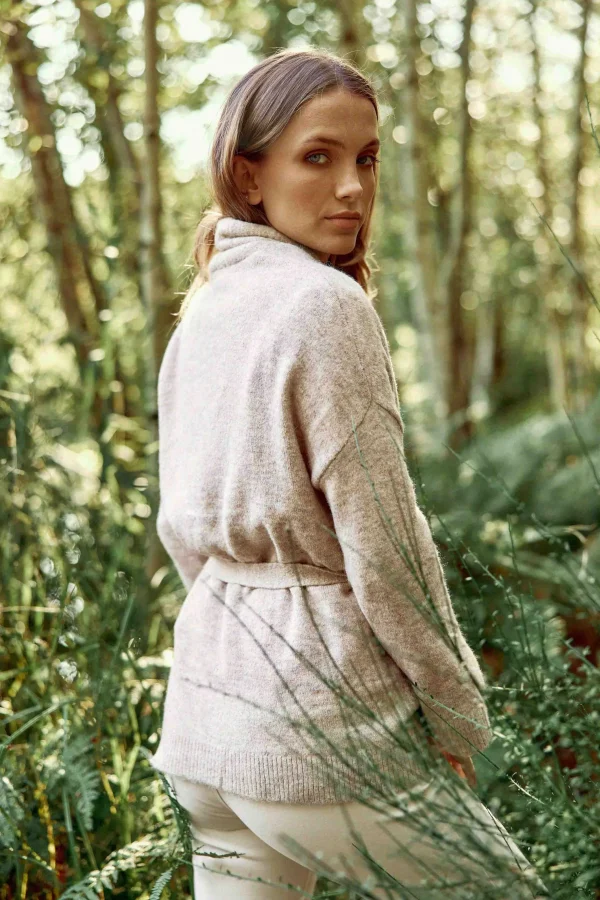 Online Gilet Many - 13-beige Mailles