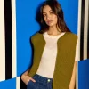 Hot Gilet sans manches Crea - Kaki Mailles