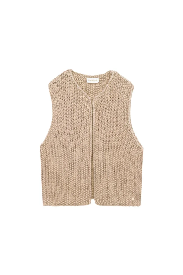 Fashion Gilet sans manches Crea - Beige Mailles