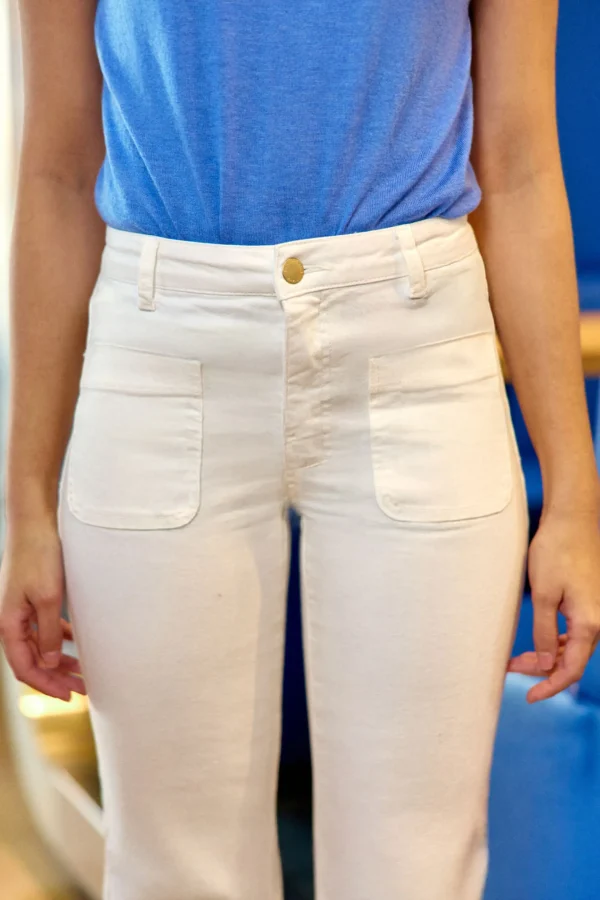 Online Jean flare Sonny - Ecru Jeans