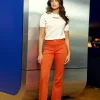 Fashion Jean flare Sonny - Orange Jeans