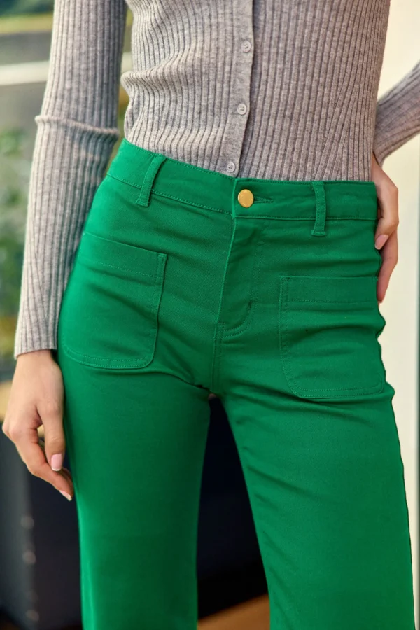 Fashion Jean flare Sonny - Vert Jeans