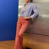 Discount Jean flare Sonny - Vieux rose Jeans