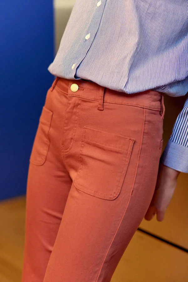 Discount Jean flare Sonny - Vieux rose Jeans