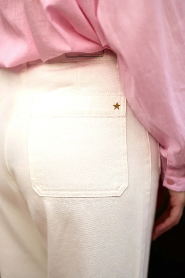 Outlet Jeans Atlanta T C - Blanc Jeans