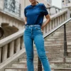 Outlet Jeans droit Brieg - Medium Stone Jeans