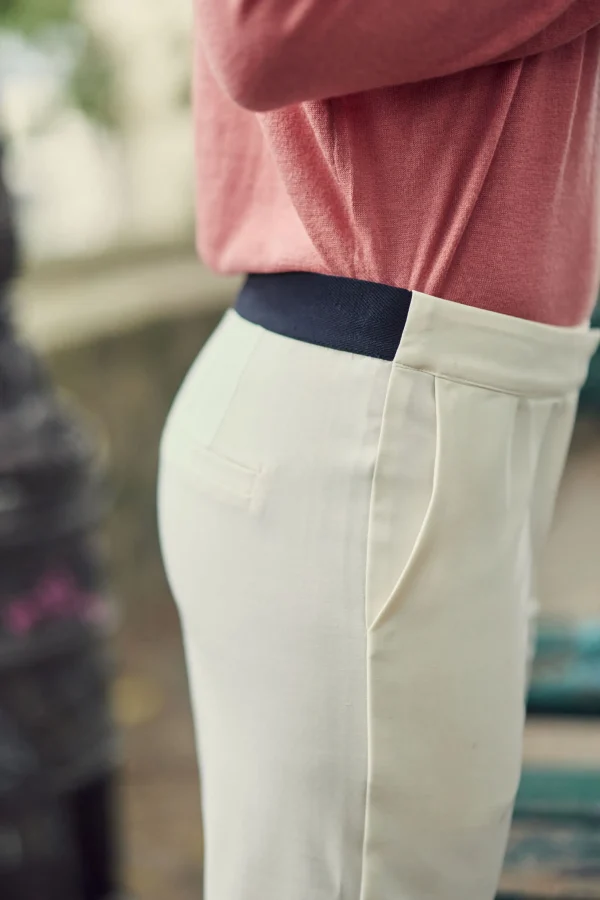 Sale Pantalon cigarette Perry - Écru Pantalons