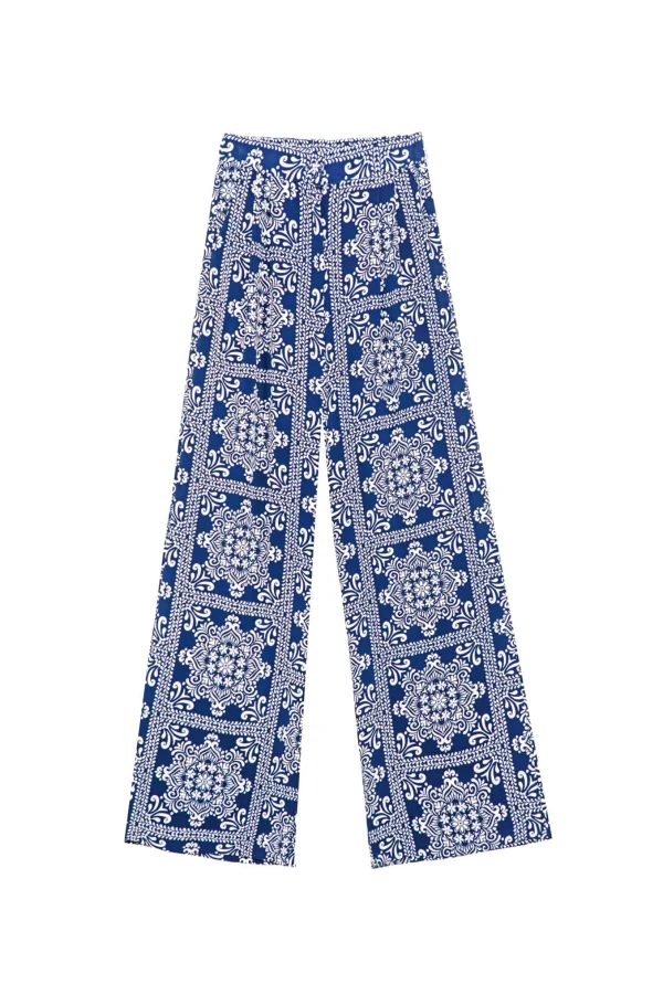 Hot Pantalon droit Pozo - Marine Pantalons