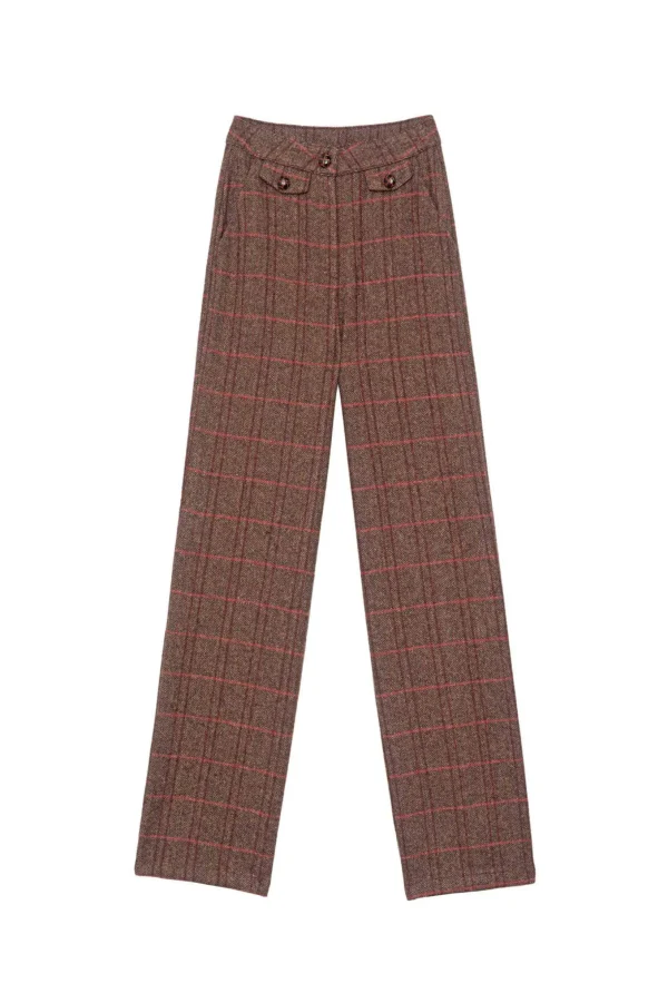Hot Pantalon Plume - 16-carreaux Pantalons