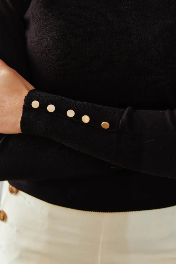 Sale Pull Beatrice - Noir Mailles