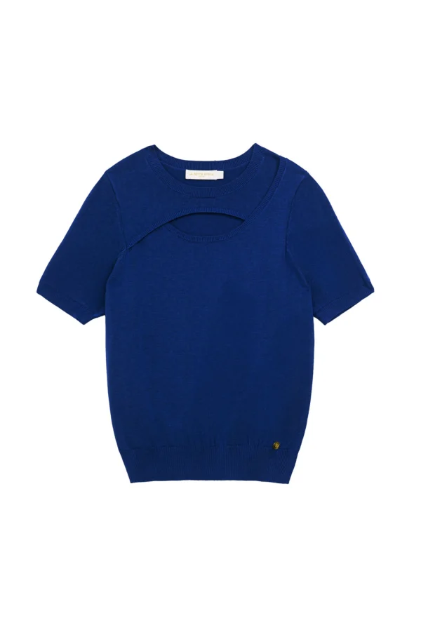 Online Pull manches courtes Maiwen - Marine Mailles