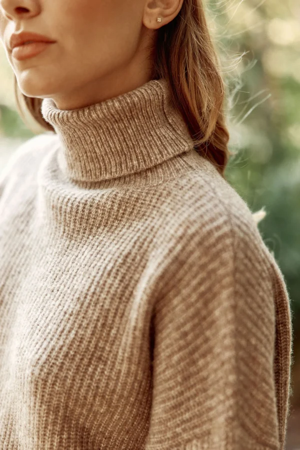 Fashion Pull Marthy - 14-taupe Mailles
