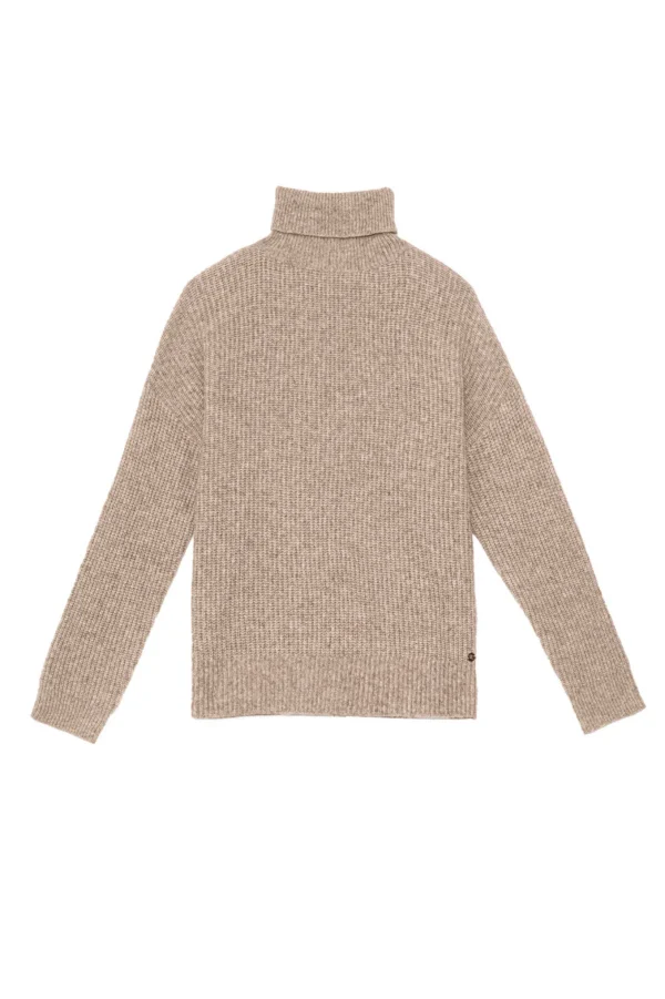 Fashion Pull Marthy - 14-taupe Mailles