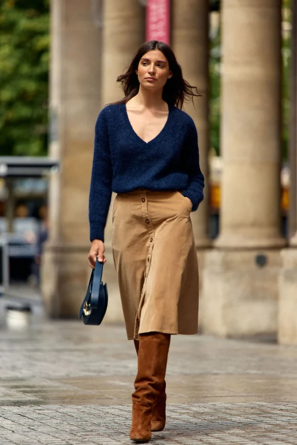 Online Pull Melanie - 25-marine Mailles