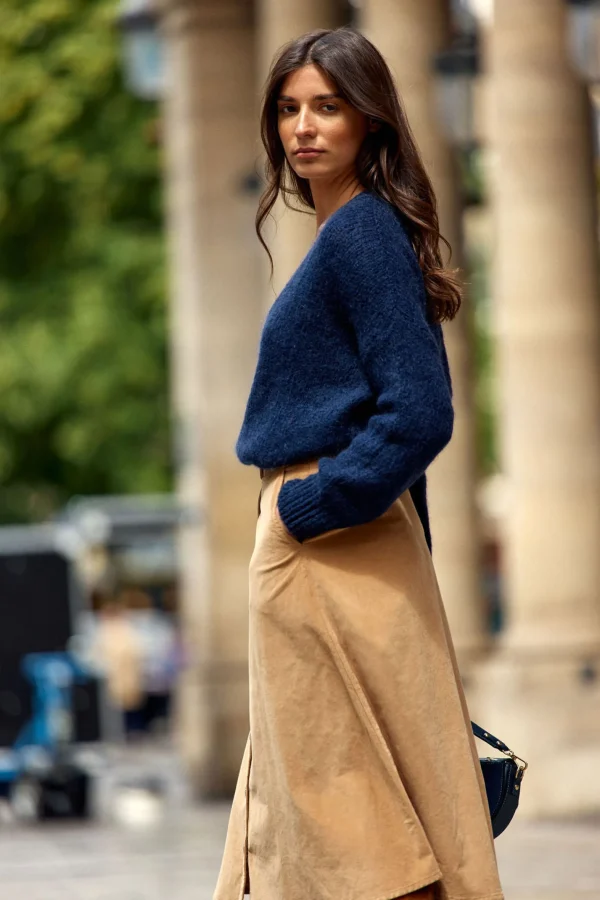 Online Pull Melanie - 25-marine Mailles