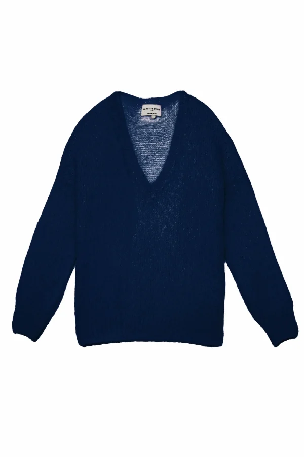 Online Pull Melanie - 25-marine Mailles