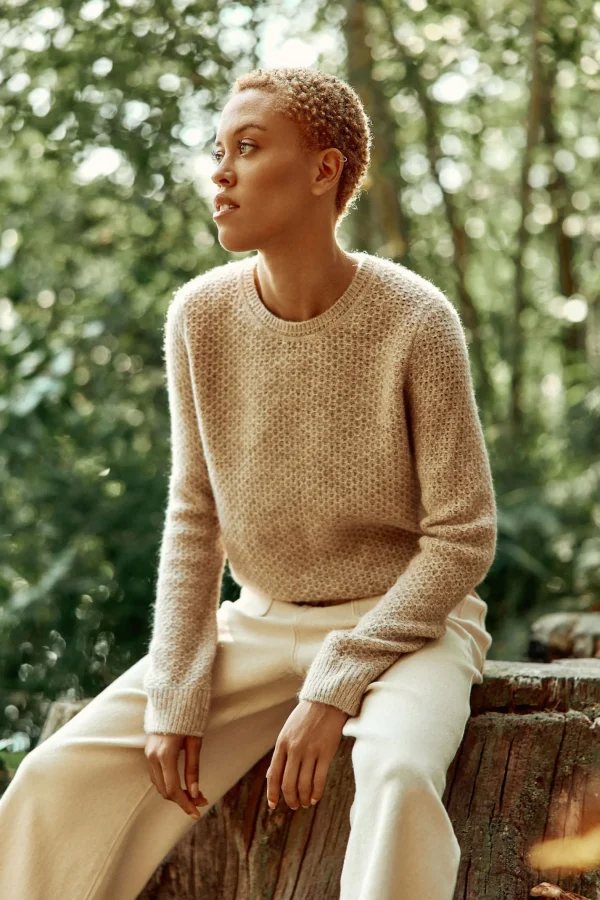 Online Pull Miran - 13-beige Mailles