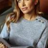 Sale Pull Moody - 03-gris Chine Mailles
