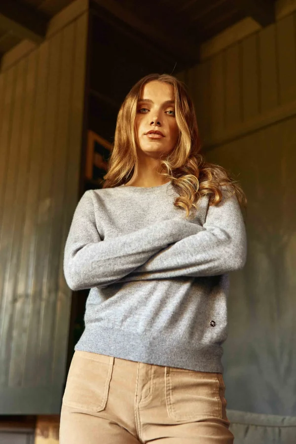 Sale Pull Moody - 03-gris Chine Mailles