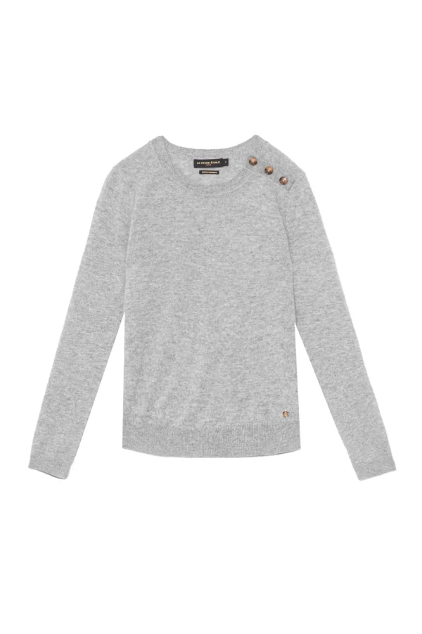 Sale Pull Moody - 03-gris Chine Mailles