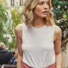 New Pull sans manches Marley - Écru Mailles