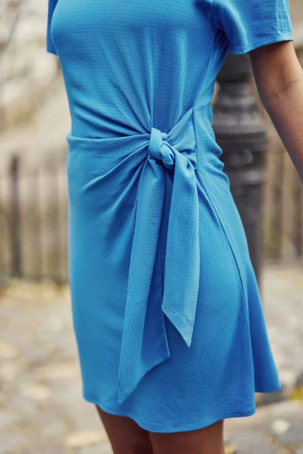 Online Robe droite Rusla - Bleu Robes & Combinaisons