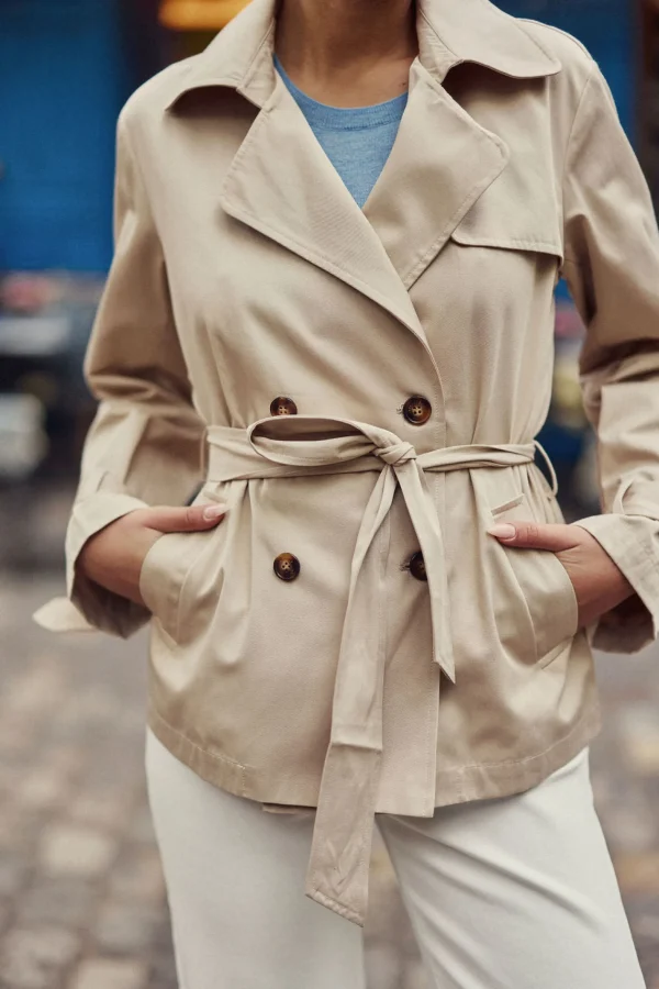 New Trench court Narago - Beige Manteaux