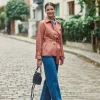 Discount Trench court Narago - Vieux rose Manteaux