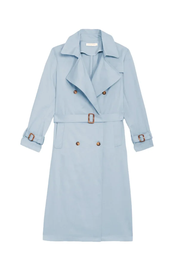 Best Trench Farago - Bleu Ciel Manteaux