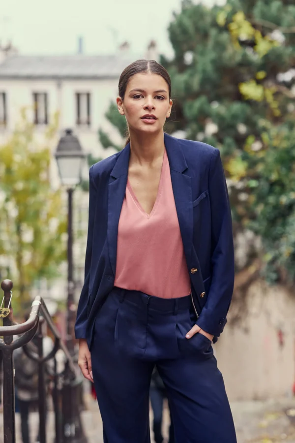 Online Veste de tailleur Vida - Marine Vestes