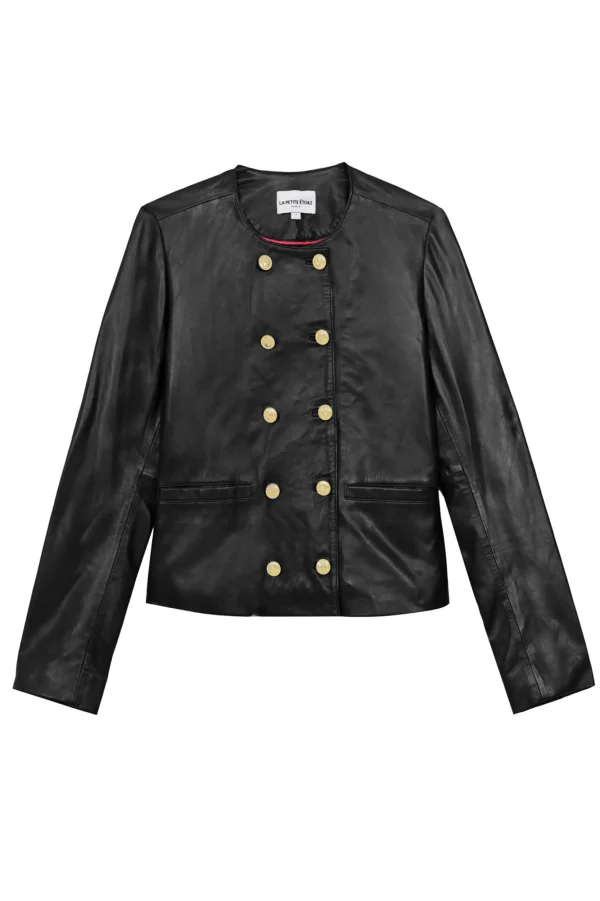 Sale Veste Proust - Noir Ligne Cuir | Vestes
