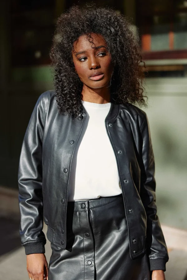 Best Veste Volene - Noir Ligne Cuir | Vestes